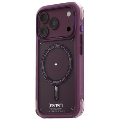 Etui Skinarma Avion MagSafe do iPhone 18 Pro / 17 Pro burgundowy