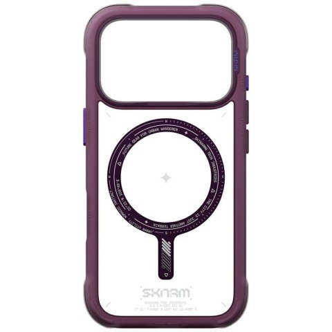 Etui Skinarma Avion MagSafe do iPhone 18 Pro / 17 Pro burgundowy