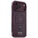 Etui Skinarma Avion MagSafe do iPhone 18 Pro Max / 17 Pro Max burgundowy