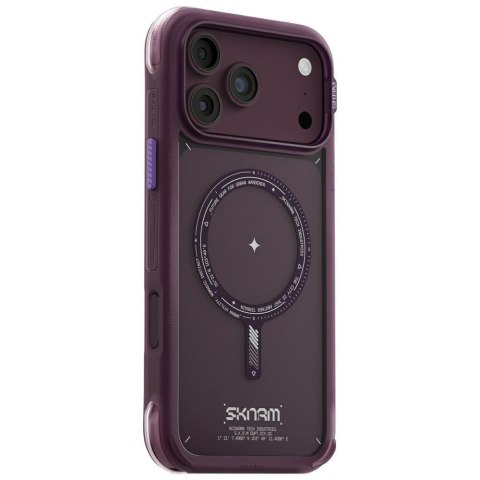 Etui Skinarma Avion MagSafe do iPhone 18 Pro Max / 17 Pro Max burgundowy