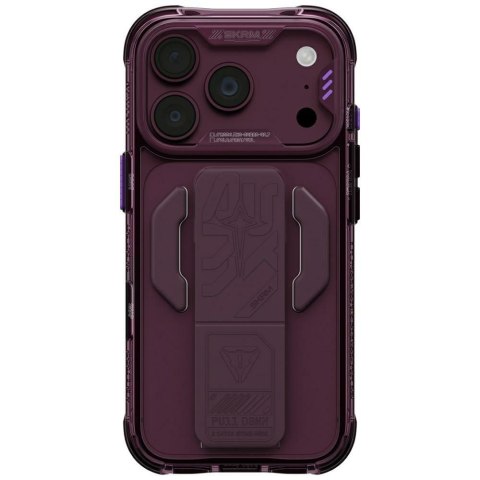 Etui Skinarma Helio CE Grip Stand do iPhone 18 Pro / 17 Pro burgundowy