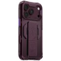 Etui Skinarma Helio CE Grip Stand do iPhone 18 Pro / 17 Pro burgundowy