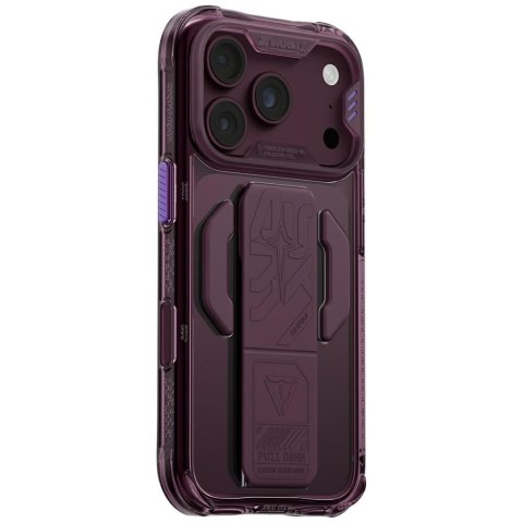 Etui Skinarma Helio CE Grip Stand do iPhone 18 Pro / 17 Pro burgundowy