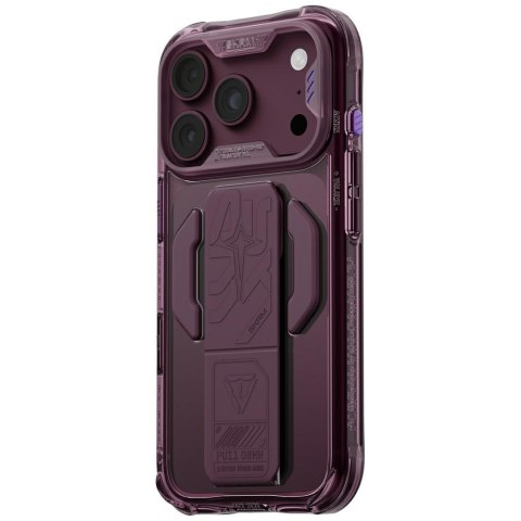 Etui Skinarma Helio CE Grip Stand do iPhone 18 Pro / 17 Pro burgundowy