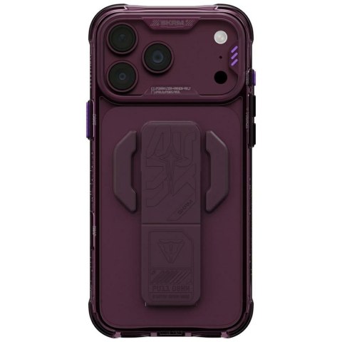 Etui Skinarma Helio CE Grip Stand do iPhone 18 Pro Max / 17 Pro Max burgundowy