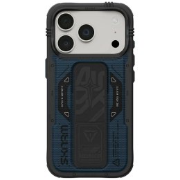 Etui Skinarma Phantom MagSafe + Grip Stand do iPhone 18 Pro / 17 Pro niebieski