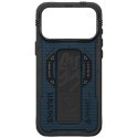 Etui Skinarma Phantom MagSafe + Grip Stand do iPhone 18 Pro Max / 17 Pro Max niebieski