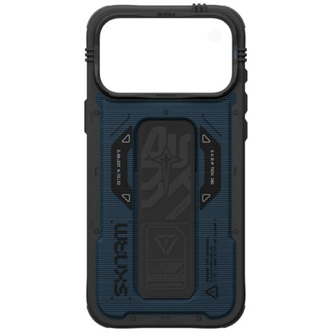Etui Skinarma Phantom MagSafe + Grip Stand do iPhone 18 Pro Max / 17 Pro Max niebieski