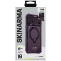 Etui Skinarma Saturn MagSafe + Rotating Kick Stand do iPhone 18 Pro Max / 17 Pro Max burgundowy