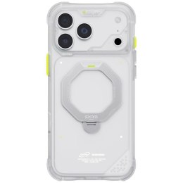 Etui Skinarma Saturn MagSafe + Rotating Kick Stand do iPhone 18 Pro Max / 17 Pro Max frost