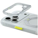 Etui Skinarma Saturn MagSafe + Rotating Kick Stand do iPhone 18 Pro Max / 17 Pro Max frost