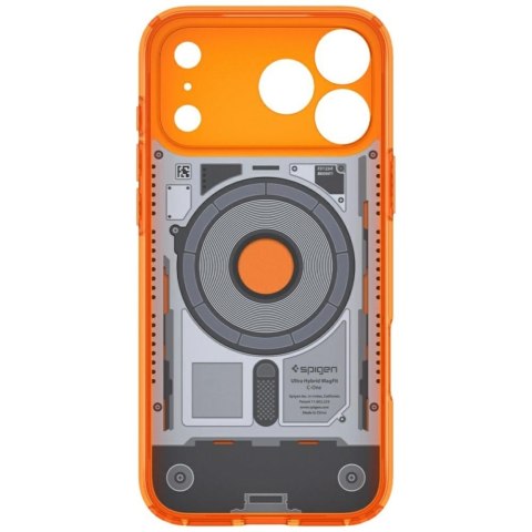 Etui Spigen C1 Ultra Hybrid Mag MagSafe do iPhone 18 Pro / 17 Pro pomarańczowy
