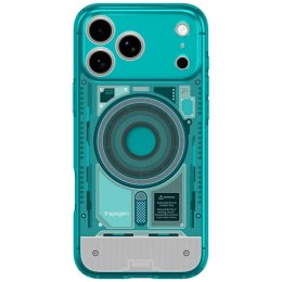 Etui Spigen C1 Ultra Hybrid Mag MagSafe do iPhone 18 Pro / 17 Pro turkusowo-szary