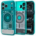 Etui Spigen C1 Ultra Hybrid Mag MagSafe do iPhone 18 Pro Max / 17 Pro Max turkusowo-szary