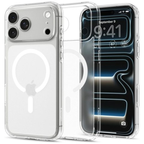 Etui Spigen Ultra Hybrid Mag MagSafe do iPhone 18 Pro / 17 Pro frost biały