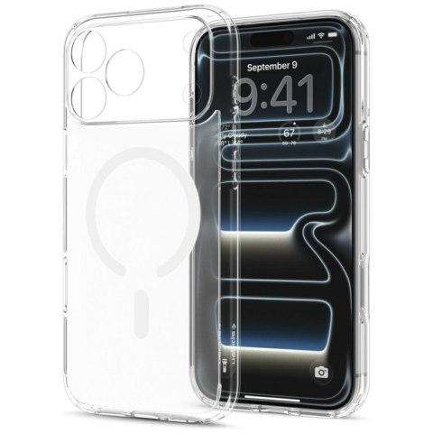 Etui Spigen Ultra Hybrid Mag MagSafe do iPhone 18 Pro / 17 Pro frost biały