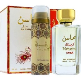 Lattafa Perfumes Mahasin Crystal Gift set EDP 100 ml and deospray 75 ml 100 ml
