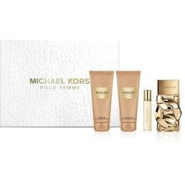 Michael Kors Michael Kors Pour Femme Zestaw kosmetyczny EDP 100 ml, balsam do ciała 100 ml, żel pod prysznic 100 ml a miniaturka
