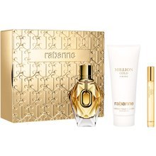 Paco Rabanne Million Gold for Her Gift Set EDP 90 ml, miniature EDP and body lotion 100 ml 100 ml
