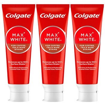 Colgate Max White Coffee, Tea, Wine Toothpaste Trio - Pasta na zuby 75 ml
