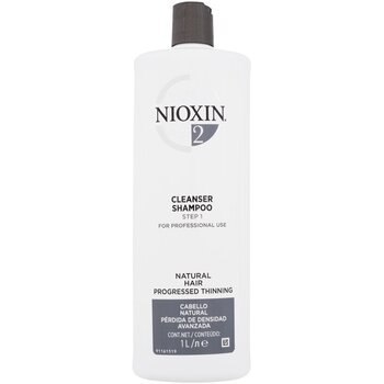 Nioxin System 2 Cleanser Fine Hair Noticeably Thinning 1000 ml