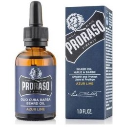 Proraso Azur Lime Beard Oil - Beard oil with Mediterranean citrus 30 ml