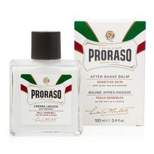 Proraso White After Shave Balm - After shave balm for sensitive skin with green tea 100 ml