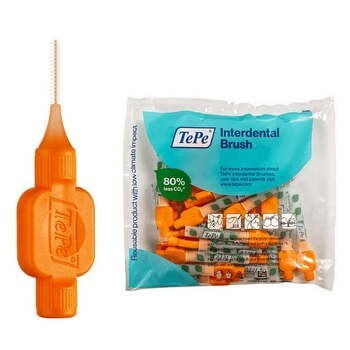 TePe Interdental Brush Extra Soft (0.45 mm orange 8 pcs) - Very fine interdental brushes 8.0ks