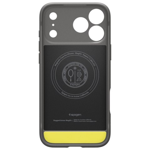 Etui Spigen Rugged Armor Mag MagSafe do iPhone 17 Pro / 18 Pro szary