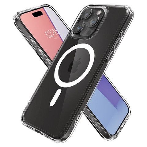 Spigen Ultra Hybrid MAG iPhone 15 Pro6.1" Magsafe biały/white ACS06715