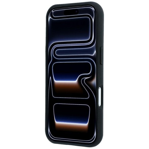 Etui BMW M Blue Perfo Metal Logo MagSafe do iPhone 18 Pro Max / 17 Pro Max czarny