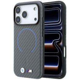 Etui BMW M Carbon Printed Ringl MagSafe do iPhone 18 Pro / 17 Pro antracyt