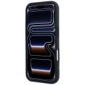 Etui BMW M Quadrille Kevlar Print Tricolor Lines & Metal Logo MagSafe do iPhone 18 Pro / 17 Pro antracytowy