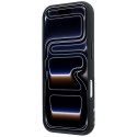 Etui BMW M Quadrille Kevlar Print Tricolor Lines & Metal Logo MagSafe do iPhone 18 Pro / 17 Pro czarny