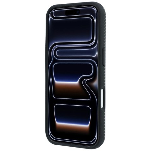 Etui BMW M Quadrille Kevlar Tricolor Print Lines MagSafe do iPhone 18 Pro / 17 Pro antracytowy