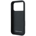 Etui BMW M Quadrille Kevlar Tricolor Print Lines MagSafe do iPhone 18 Pro Max / 17 Pro Max anthracite