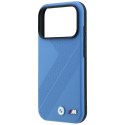 Etui BMW M Tire Track Metal Logo MagSafe do iPhone 18 Pro Max / 17 Pro Max niebieski