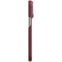 Etui PITAKA Edge Case Argyle MagSafe do iPhone 18 Pro Max / 17 Pro Max burgundowy