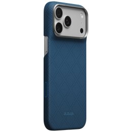 Etui PITAKA Edge Case Argyle MagSafe do iPhone 18 Pro Max / 17 Pro Max midnight blue