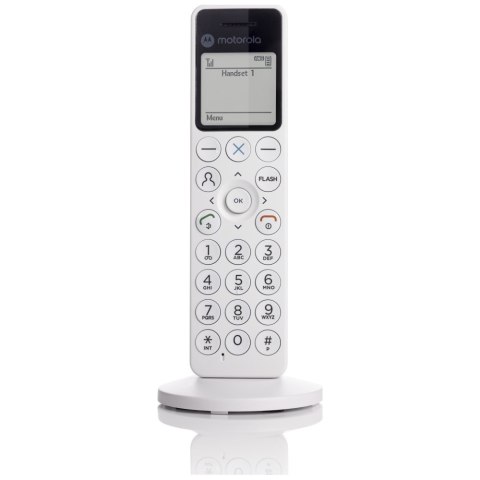 Telefon stacjonarny bezprzewodowy Motorola DOT411 biały