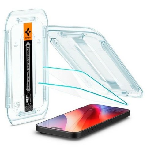 Szkło hartowane Spigen Glas.TR EZ FIT do Apple iPhone 17 Pro Max / Apple iPhone 16 Pro Max 2szt