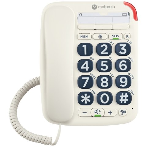 Telefon stacjonarny bezprzewodowy Motorola CT200 biały