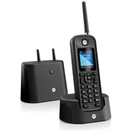 Telefon stacjonarny bezprzewodowy dalekiego zasięgu Motorola O201 czarny
