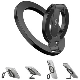Dwustronny magnetyczny Ring Stand SODI ST04 czarny
