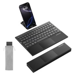 Składana klawiatura z touchpadem SODI ZO1T Tri-Fold Bluetooth czarny