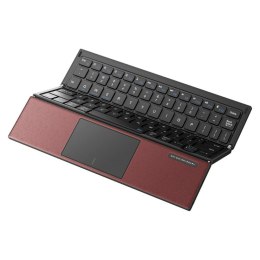 Składana klawiatura z touchpadem SODI ZO1T Tri-Fold Bluetooth czerwona