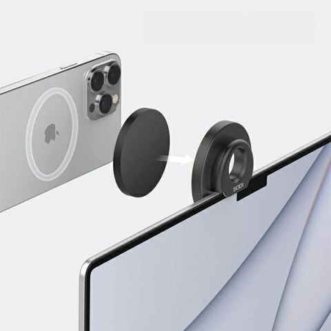 Wielofunkcyjny uchwyt MagSafe 3w1 do telefonu SODI BM-330 biały/white