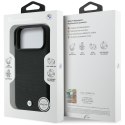 Etui BMW Kevlar Metal Logo MagSafe do iPhone 18 Pro Max / 17 Pro Max czarny