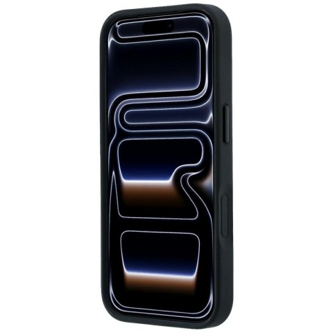 Etui BMW M Kevlar Blue Print Ring Metal Logo MagSafe do iPhone 18 Pro / 17 Pro czarny