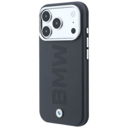 Etui BMW Sign Centered Deboss MagSafe do iPhone 18 Pro Max / 17 Pro Max szary